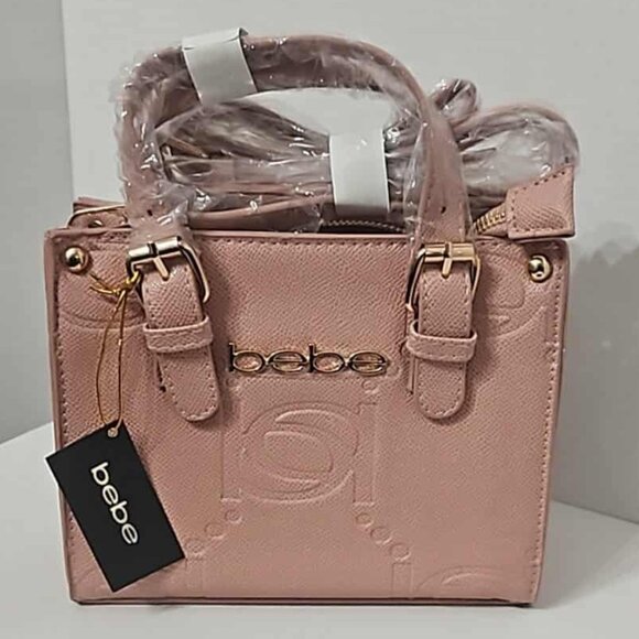 BeBe Handbags - Bebe Zenia Embossed Mini Satchel NWT